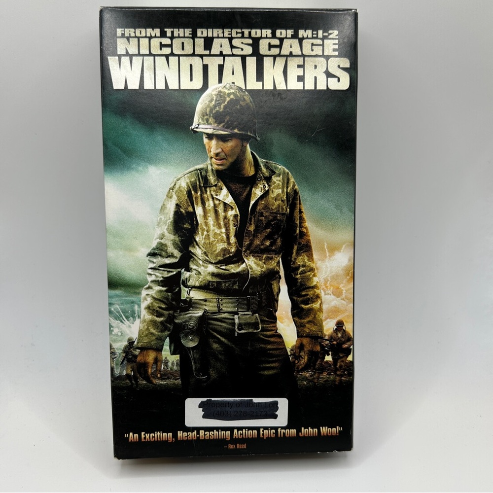 Windtalkers Movie VHS
